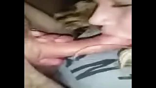 Blonde cheating wife oral